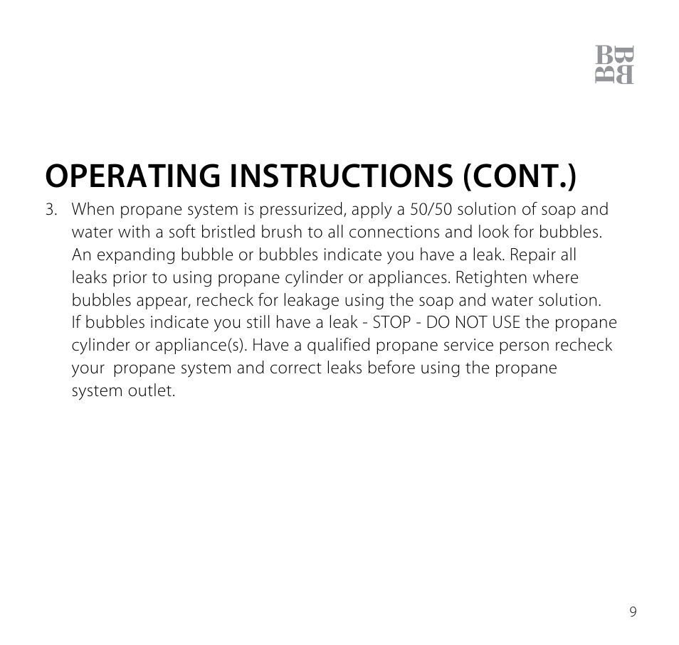 Operating instructions (cont.) | Brookstone Carbon Monoxide Alarm User Manual | Page 11 / 16