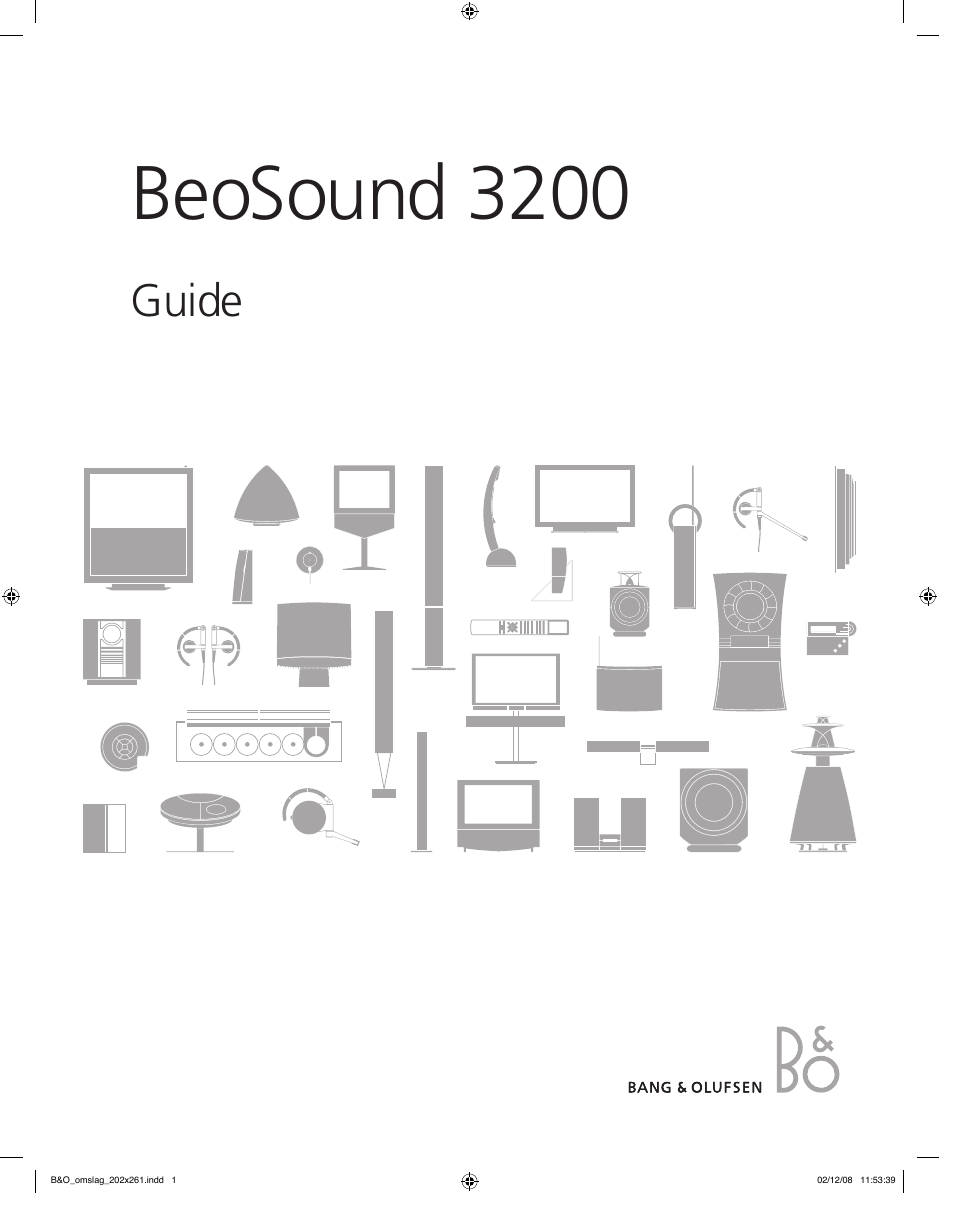 Bang & Olufsen BeoSound 3200 - User Guide User Manual | 48 pages