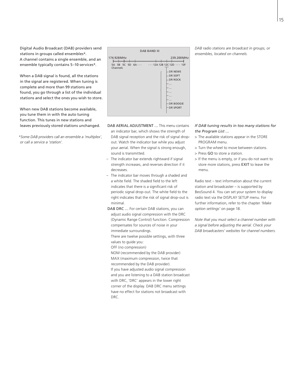 Bang & Olufsen BeoSound 4 - User Guide User Manual | Page 13 / 32
