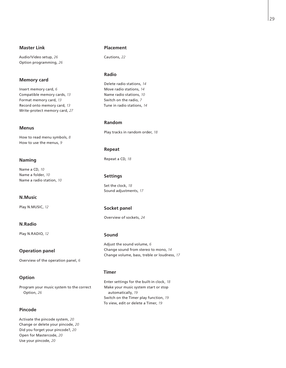 Bang & Olufsen BeoSound 4 - User Guide User Manual | Page 27 / 32