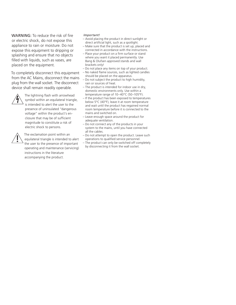 Bang & Olufsen BeoSound 5 Encore - Getting Started User Manual | Page 4 / 24