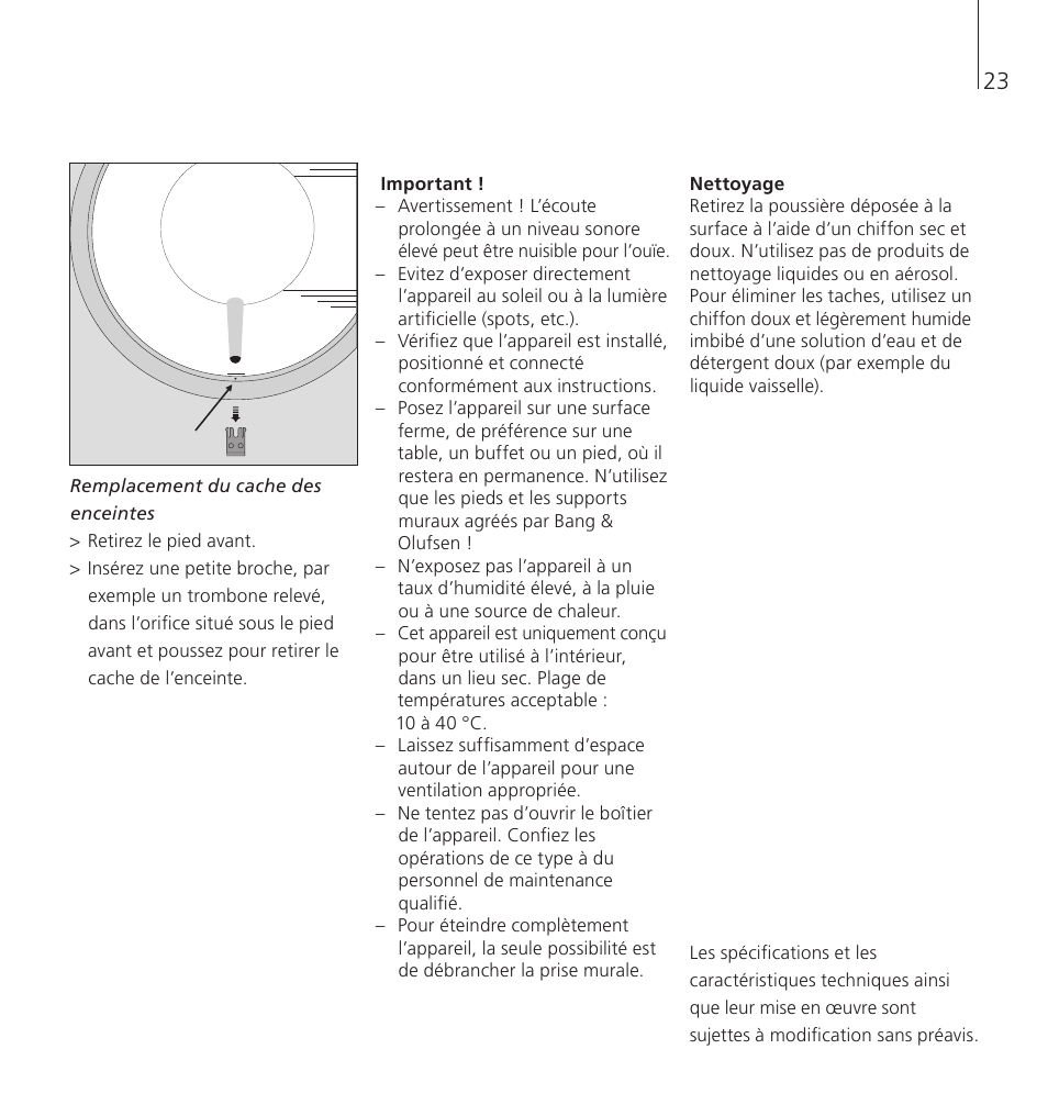 Bang & Olufsen BeoSound 8 - User Guide User Manual | Page 23 / 76