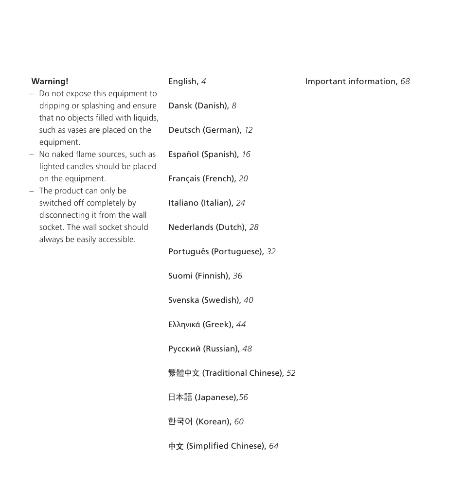 Bang & Olufsen BeoSound 8 - User Guide User Manual | Page 3 / 76