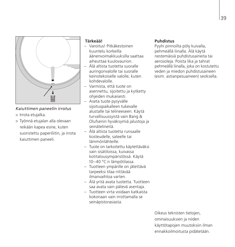 Bang & Olufsen BeoSound 8 - User Guide User Manual | Page 39 / 76