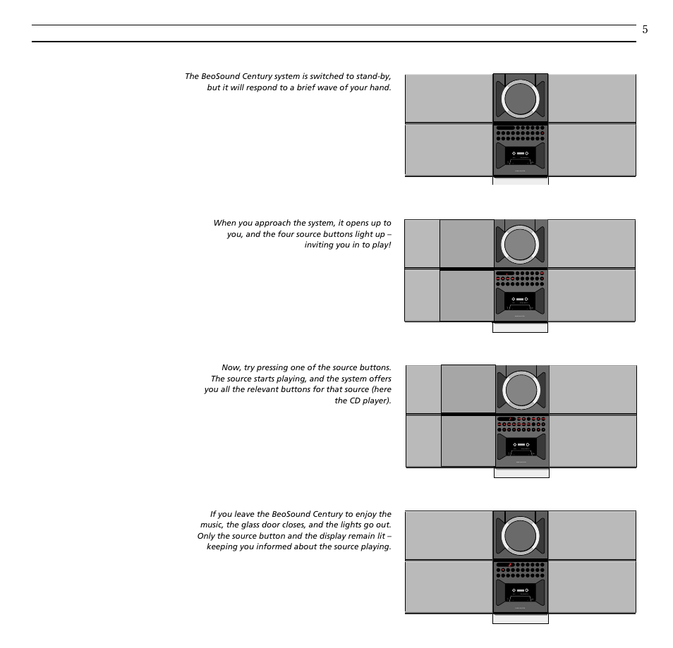 Bang & Olufsen BeoSound Century - User Guide User Manual | Page 5 / 29