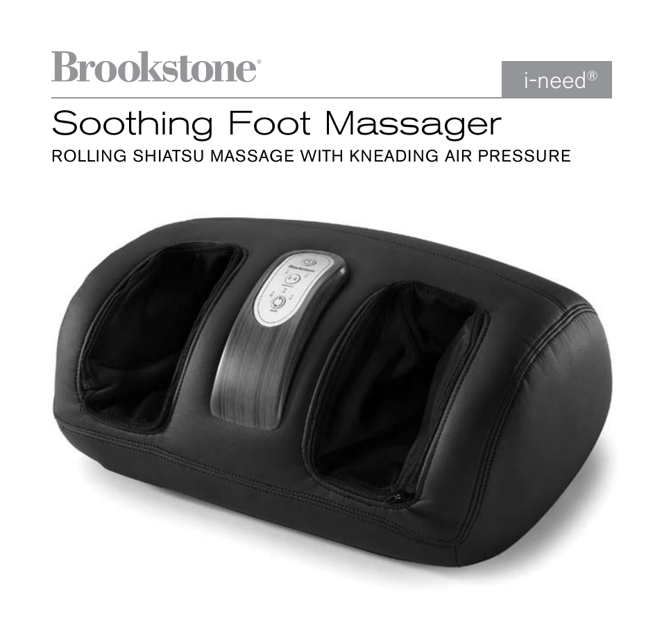 Brookstone Pedicure Spa User Manual | 16 pages