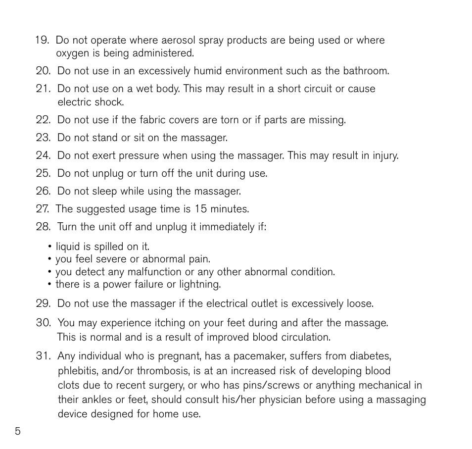 Brookstone Pedicure Spa User Manual | Page 6 / 16