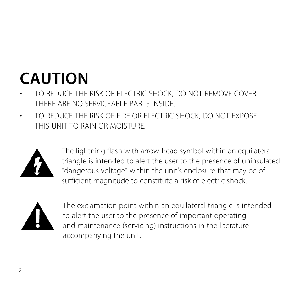 Caution | Brookstone Electric Shaver User Manual | Page 4 / 15
