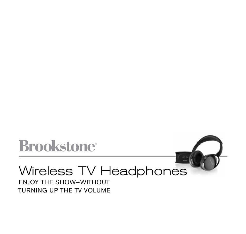 Brookstone 683417 User Manual | 20 pages