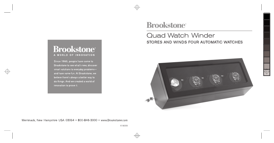 Brookstone 618009 User Manual | 6 pages