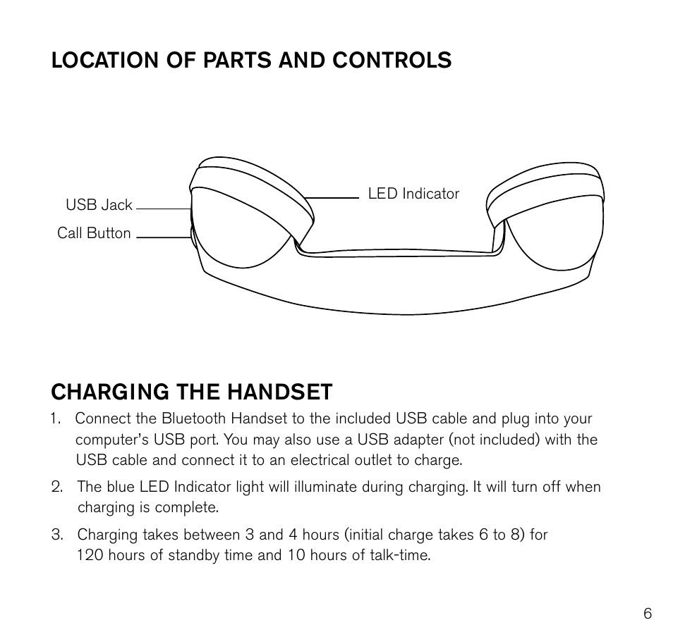 Brookstone Off the Hook Bluetooth Handset 678235 Red User Manual | Page 7 / 12