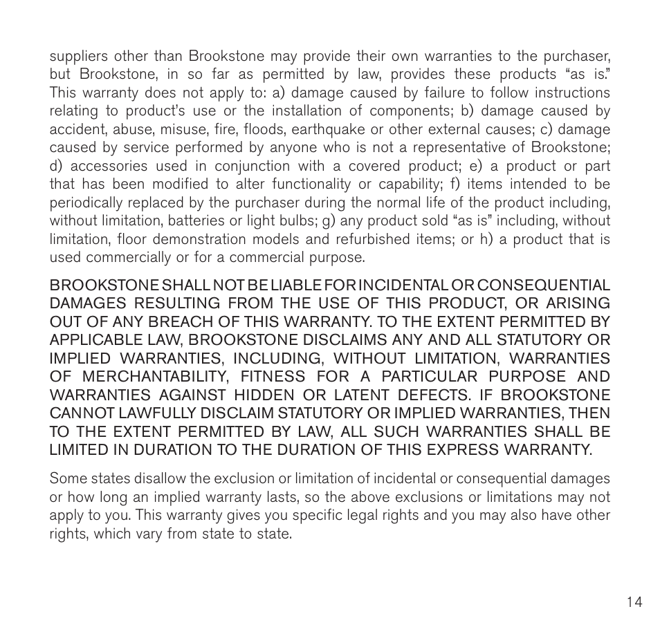 Brookstone Bed Fan with Wireless Remote 782019p User Manual | Page 15 / 16
