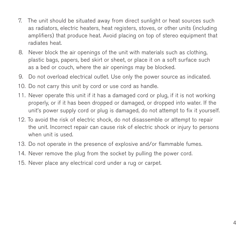 Brookstone Bed Fan with Wireless Remote 782019p User Manual | Page 5 / 16