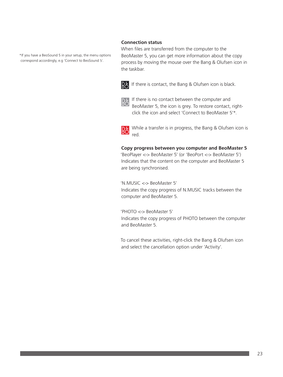 Bang & Olufsen BeoPlayer - User Guide User Manual | Page 23 / 52
