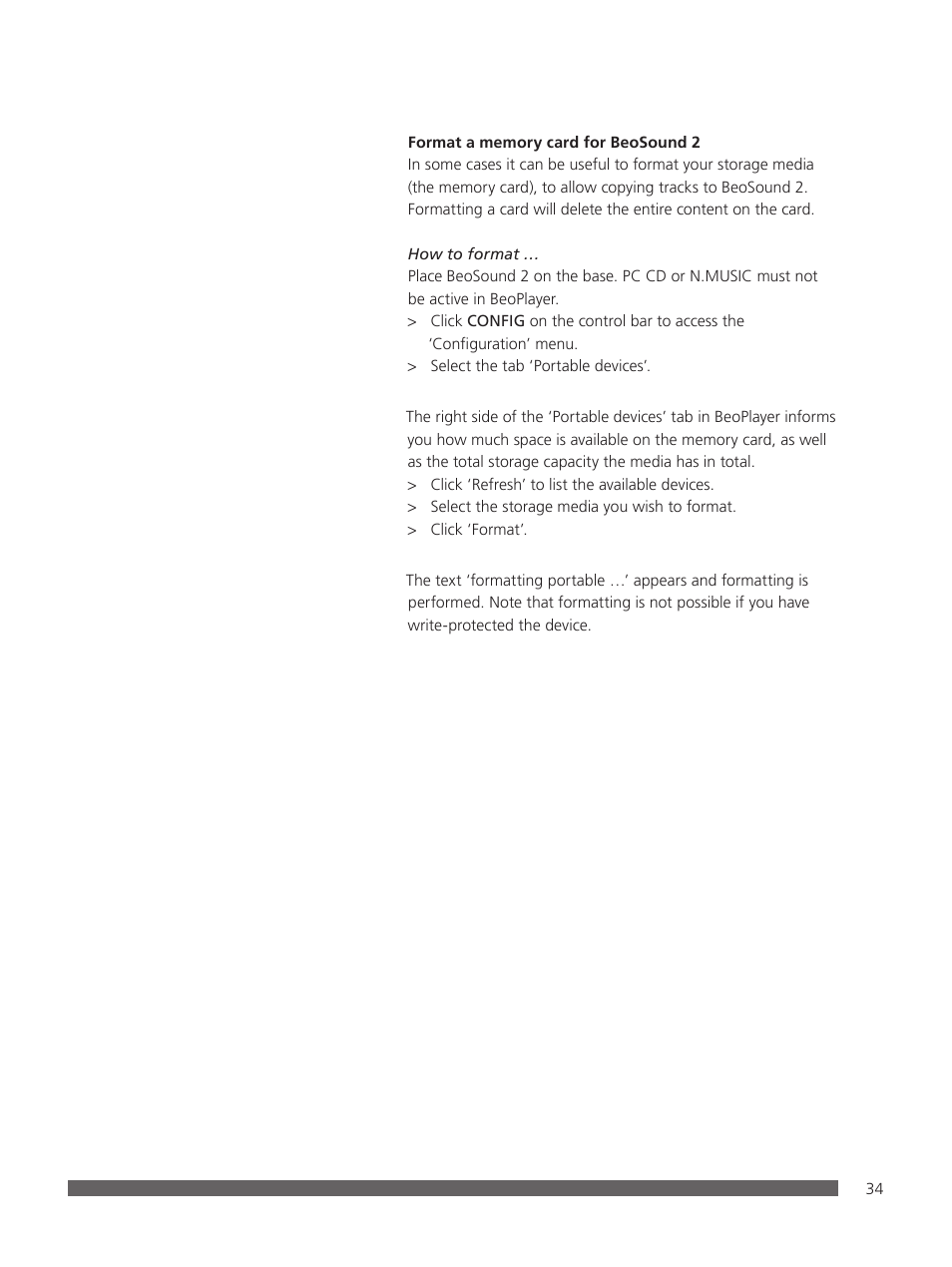 Bang & Olufsen BeoPlayer - User Guide User Manual | Page 34 / 52