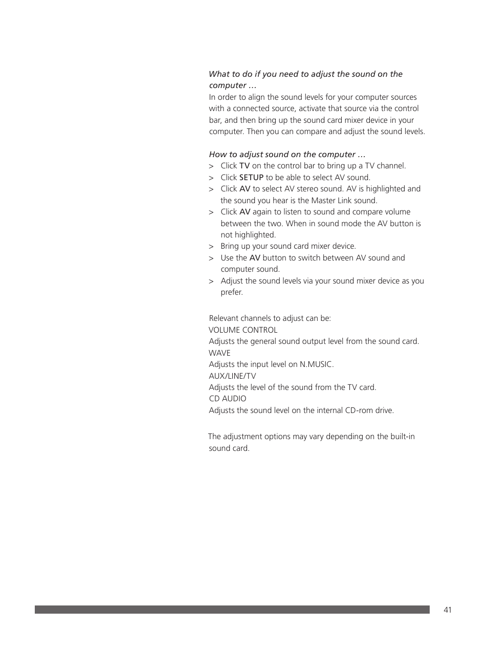 Bang & Olufsen BeoPlayer - User Guide User Manual | Page 41 / 52