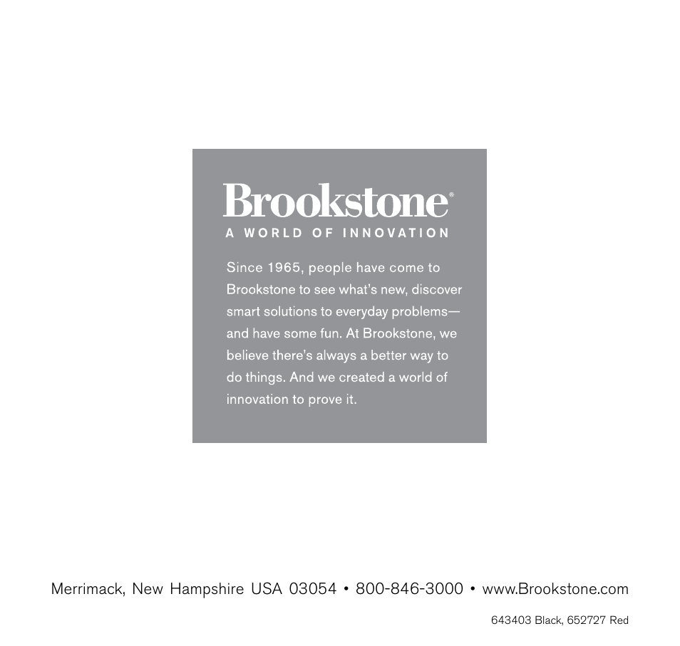 Brookstone 643403 User Manual | Page 16 / 16