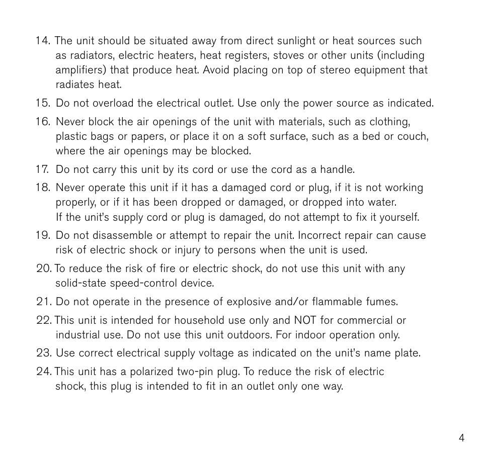 Brookstone Air Cleaner User Manual | Page 5 / 20