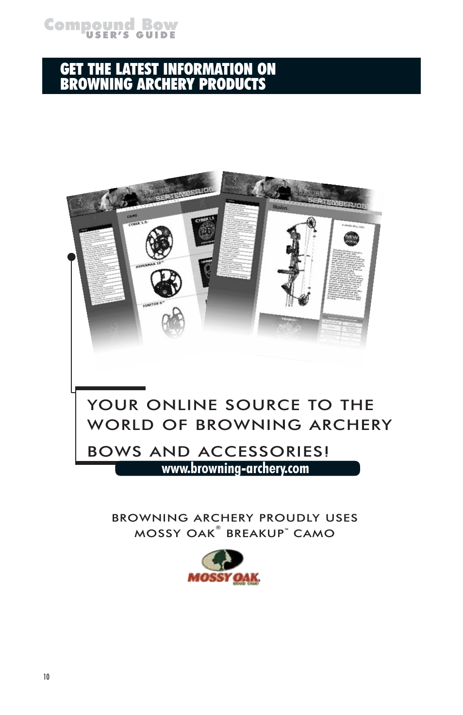 Compound bow | Browning PN A826702 User Manual | Page 10 / 12