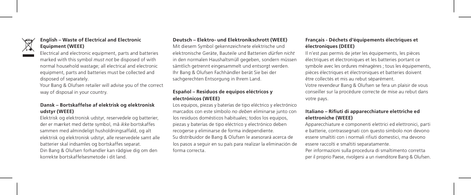 Bang & Olufsen BeoTime - Getting Started User Manual | Page 100 / 104