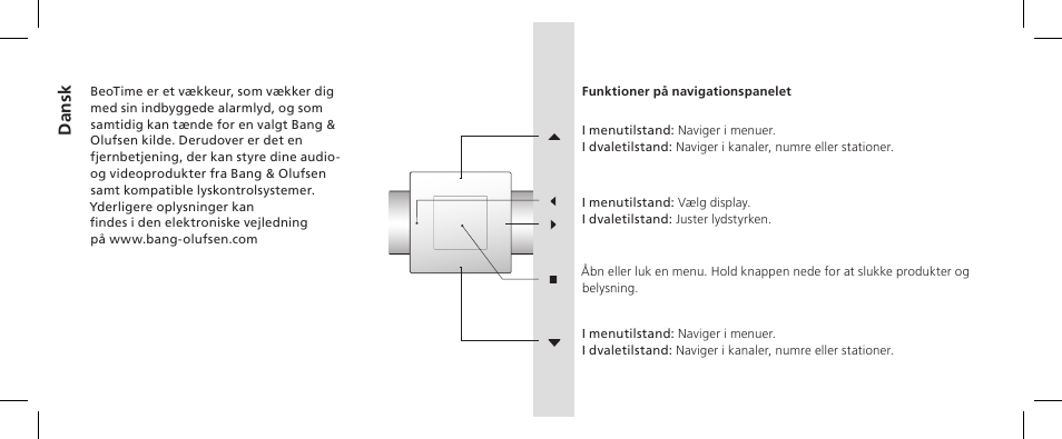Bang & Olufsen BeoTime - Getting Started User Manual | Page 12 / 104