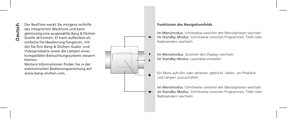 Bang & Olufsen BeoTime - Getting Started User Manual | Page 20 / 104