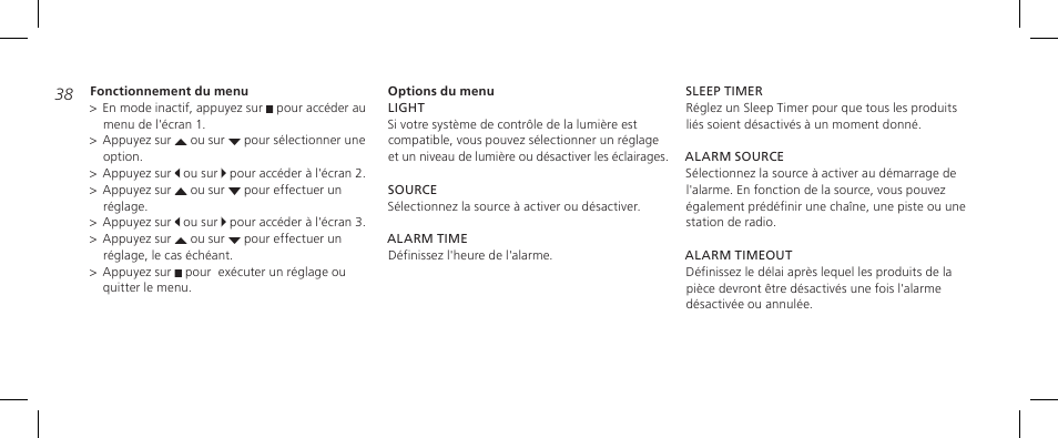 Bang & Olufsen BeoTime - Getting Started User Manual | Page 38 / 104