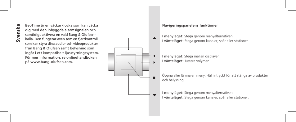 Bang & Olufsen BeoTime - Getting Started User Manual | Page 76 / 104