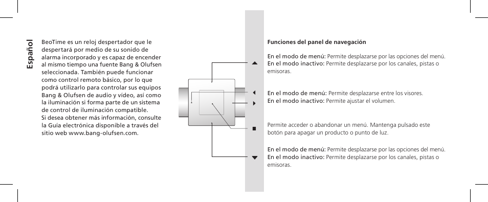 Bang & Olufsen BeoTime - Getting Started User Manual | Page 22 / 64