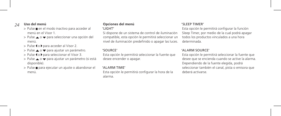 Bang & Olufsen BeoTime - Getting Started User Manual | Page 24 / 64