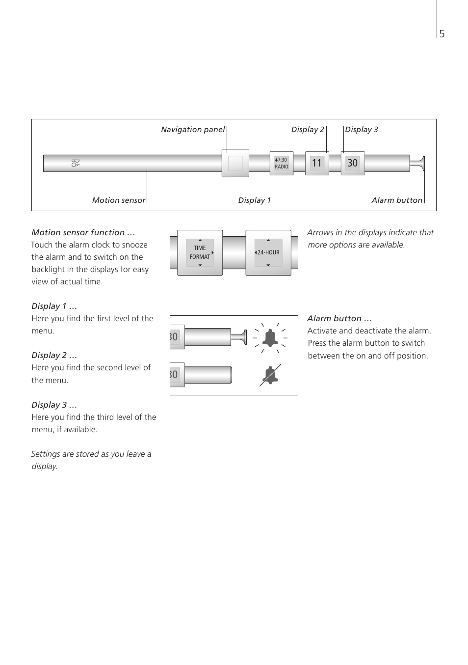 Bang & Olufsen BeoTime - User Guide User Manual | Page 5 / 20