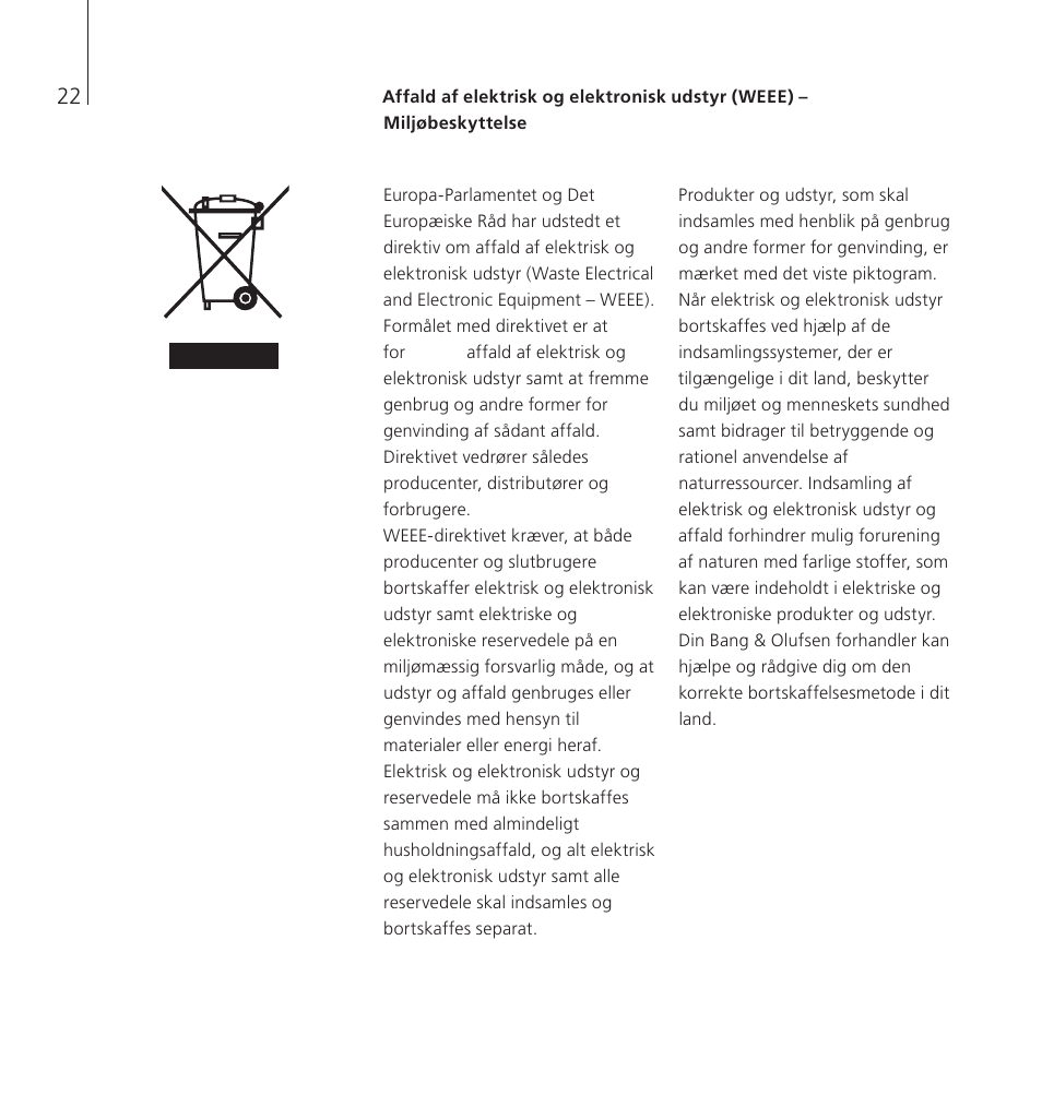 Bang & Olufsen EarSet 2 - User Guide User Manual | Page 22 / 124