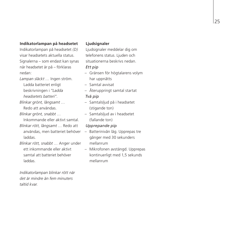 Bang & Olufsen EarSet 2 - User Guide User Manual | Page 25 / 124