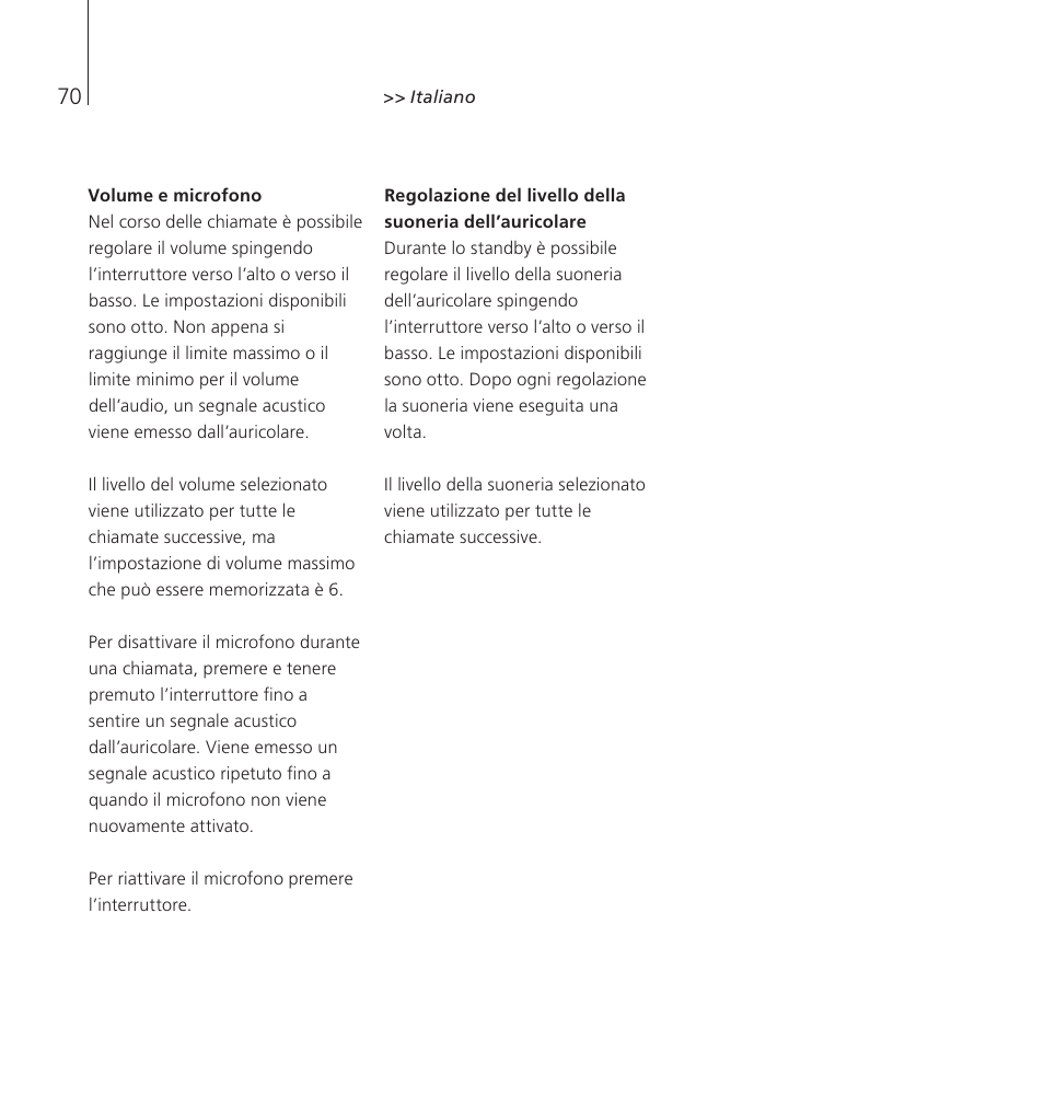 Bang & Olufsen EarSet 2 - User Guide User Manual | Page 70 / 124