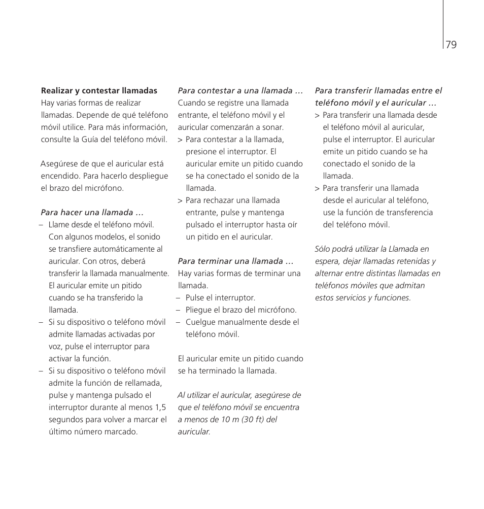 Bang & Olufsen EarSet 2 - User Guide User Manual | Page 79 / 124