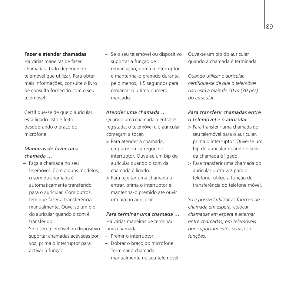 Bang & Olufsen EarSet 2 - User Guide User Manual | Page 89 / 124