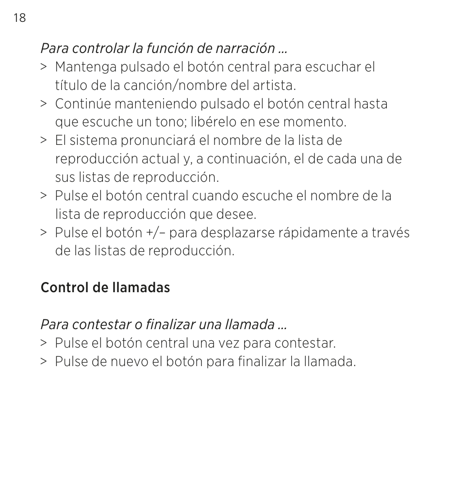 Bang & Olufsen EarSet 3i - User Guide User Manual | Page 18 / 56