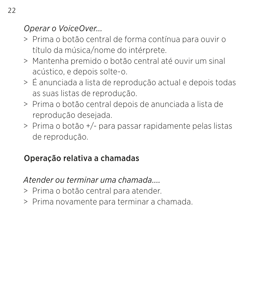Bang & Olufsen EarSet 3i - User Guide User Manual | Page 22 / 56