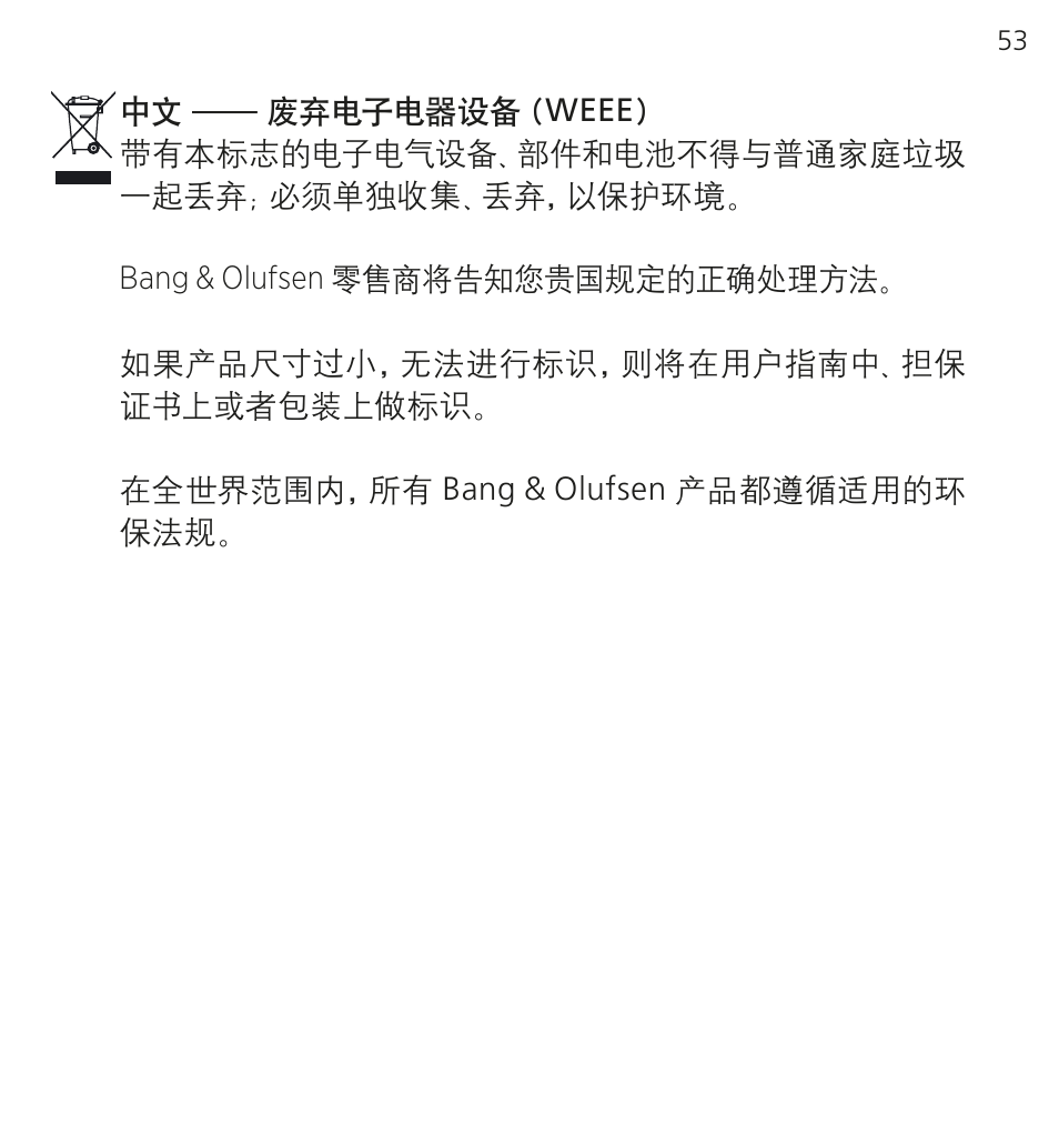Bang & Olufsen EarSet 3i - User Guide User Manual | Page 53 / 56