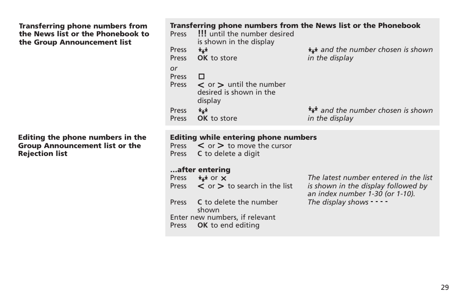 Bang & Olufsen BeoTalk 1200 - User Guide User Manual | Page 30 / 44