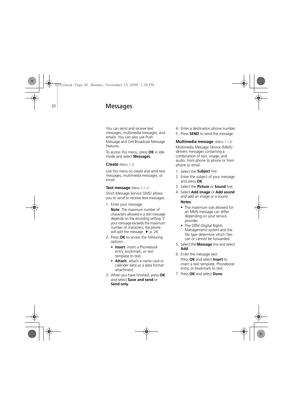 Messages | Bang & Olufsen Serene - User Guide User Manual | Page 23 / 76