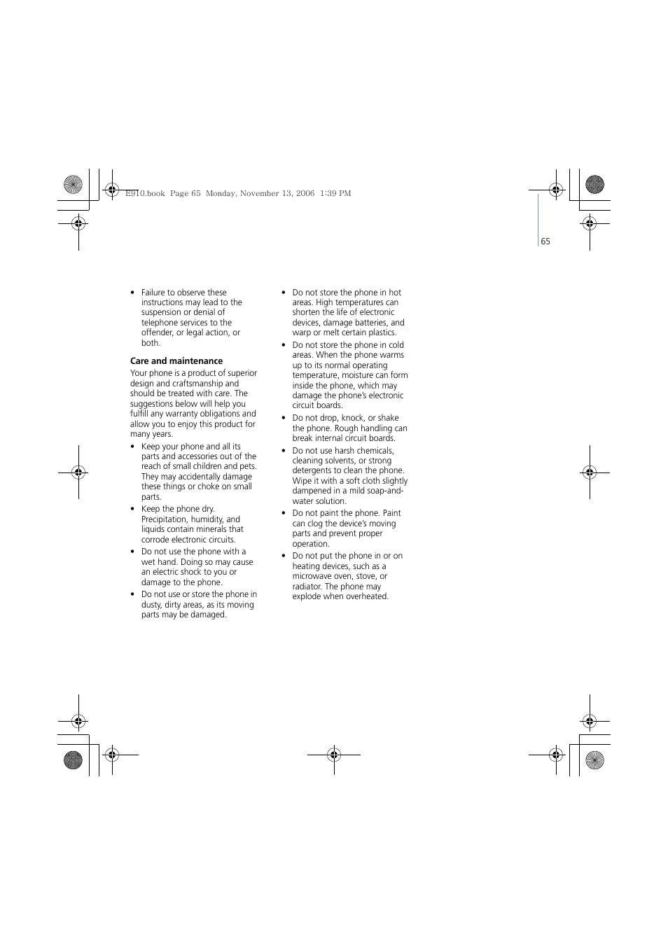 Bang & Olufsen Serene - User Guide User Manual | Page 68 / 76