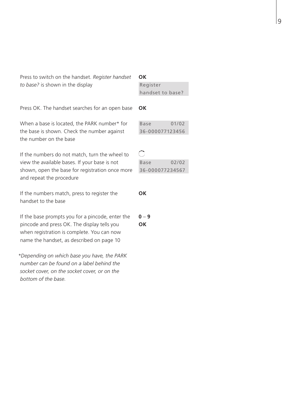 Bang & Olufsen BeoCom 6000 - User Guide User Manual | Page 9 / 56