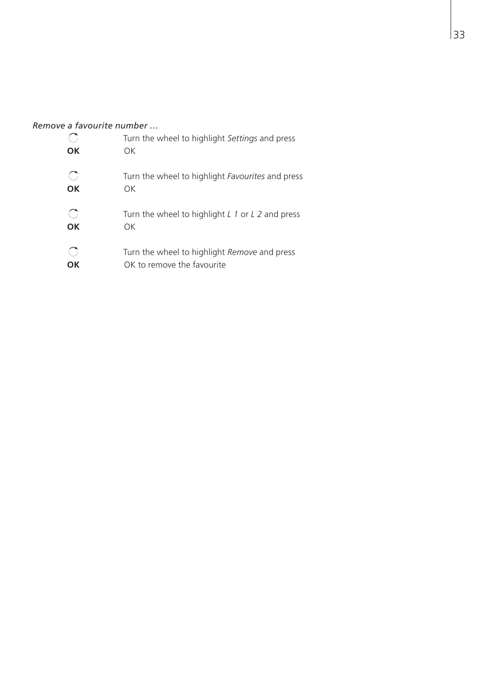 Bang & Olufsen BeoCom 5 - User Guide User Manual | Page 33 / 76