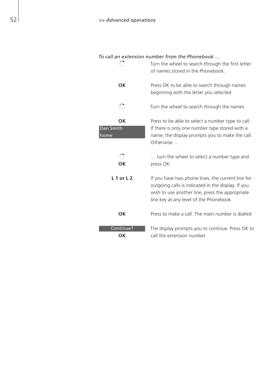 Bang & Olufsen BeoCom 5 - User Guide User Manual | Page 52 / 76