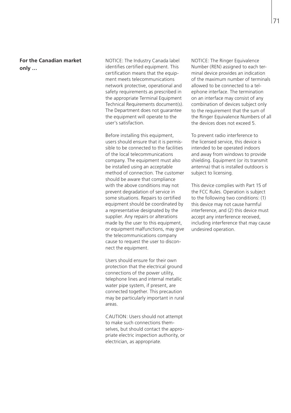 Bang & Olufsen BeoCom 5 - User Guide User Manual | Page 71 / 76