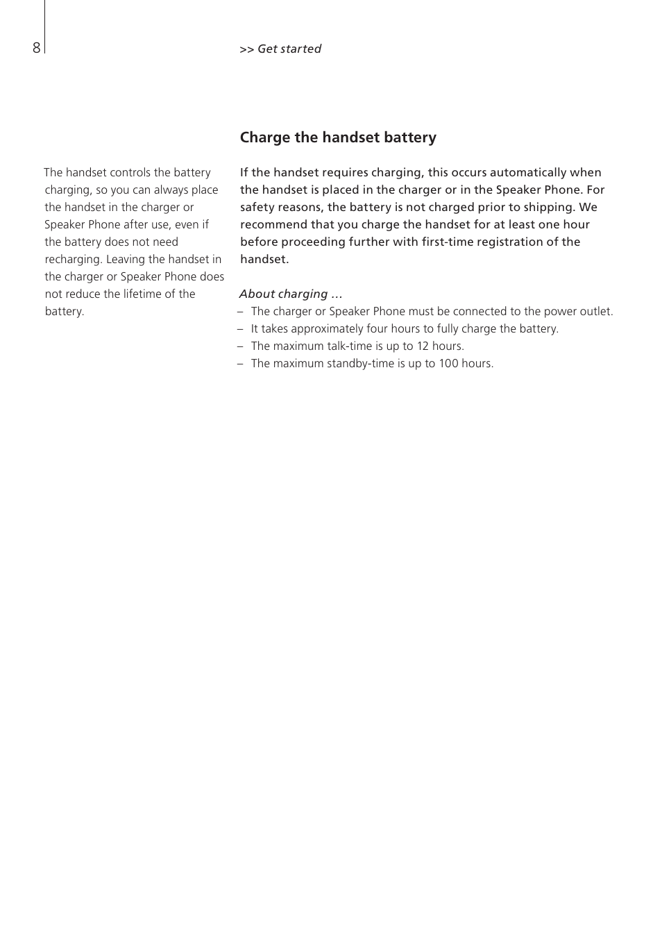 Bang & Olufsen BeoCom 5 - User Guide User Manual | Page 8 / 76