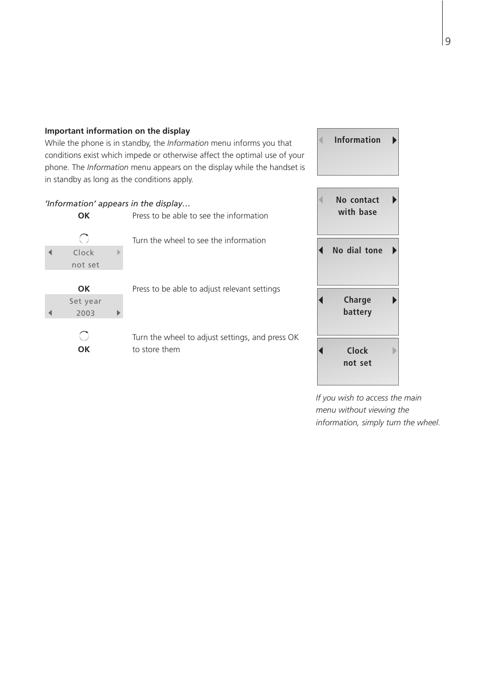 Bang & Olufsen BeoCom 4 - User Guide User Manual | Page 9 / 32