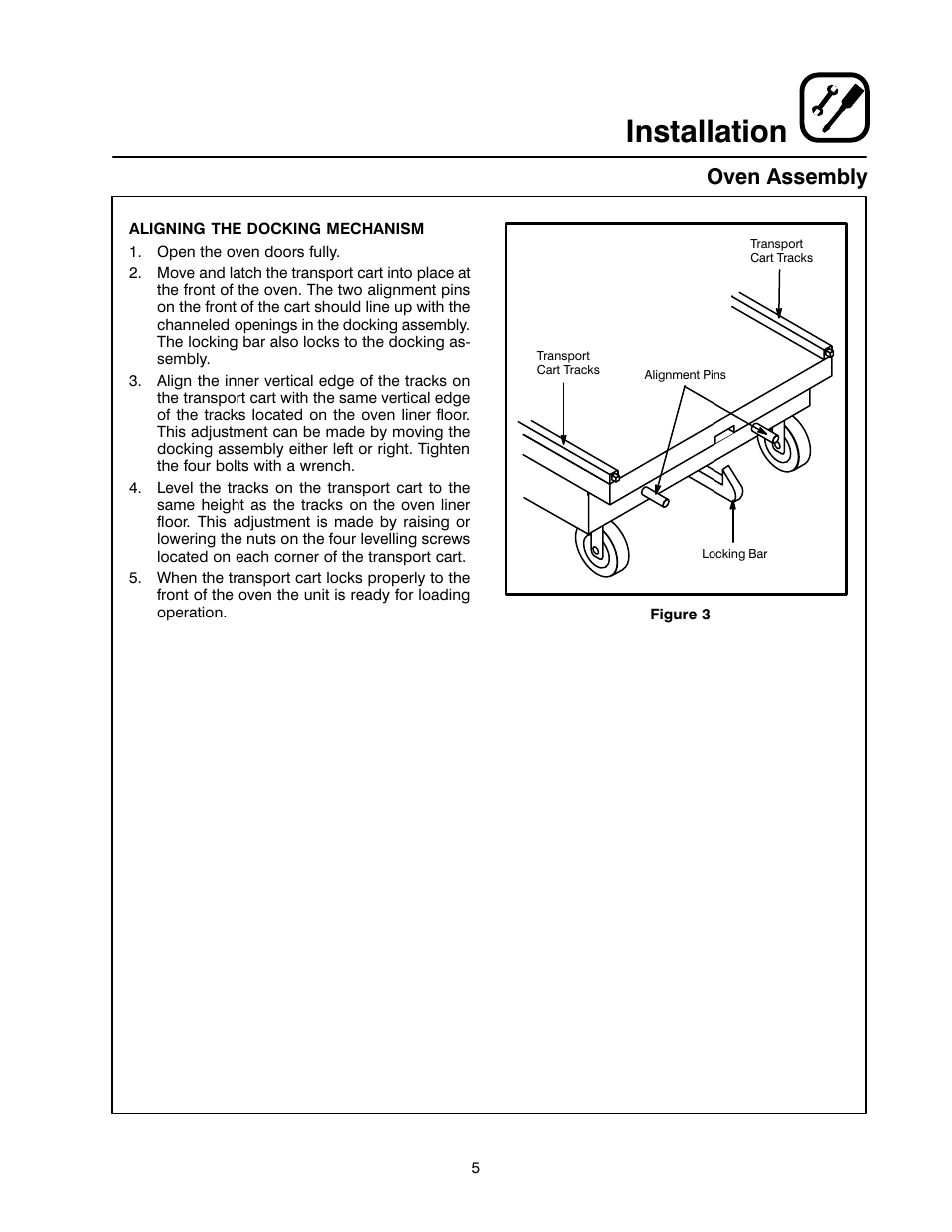 Installation, Oven assembly | Blodgett RE Series User Manual | Page 9 / 19