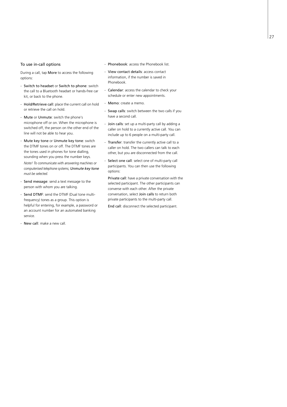 Bang & Olufsen Serenata - User Guide User Manual | Page 27 / 68